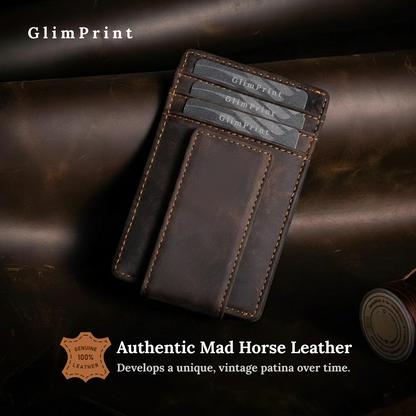 GlimPrint Ultra-Thin Vintage Wallet